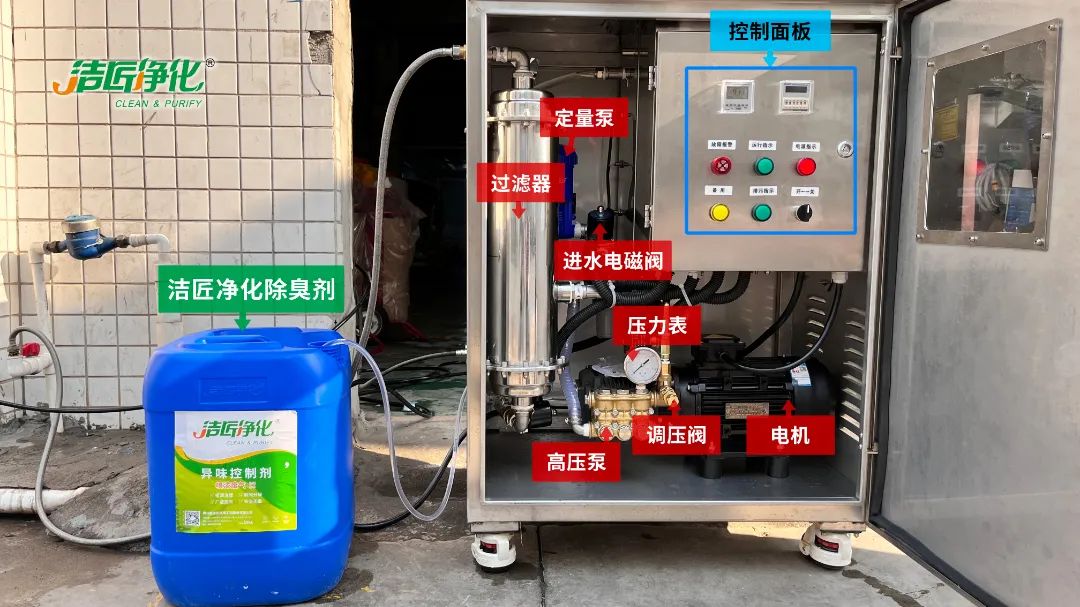 全面認識高壓噴霧除臭設備，安裝、調(diào)試、應用一站式除臭治理！